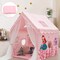 Kids Indoor Playhouse Tent with Removable and Comfortable Cotton Mat and Mesh Curtains